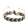 thumbnail image 2 of Pulsera de pareja, regalo para pareja, brazaletes de moda portátiles, cuerda trenzada tejida a mano para viajes, compromisos, bodas, estudiantes y, 2 of 8
