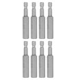 thumbnail image 5 of 8pcs 10mm Screwdriver Bits Hex Scoket High Hardness Alloy Steel Magnetic Drill Bits S1/4 65mm, 5 of 5