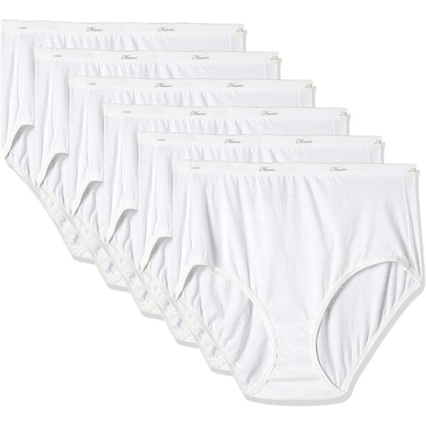 Hanes womens Hanes Women's No Ride Up Cotton Brief 6pack