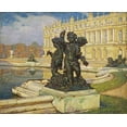 thumbnail image 2 of Wegener, Einar 31x26 Black Ornate Wood Framed with Double Matting Museum Art Print Titled - Versailles, 2 of 4