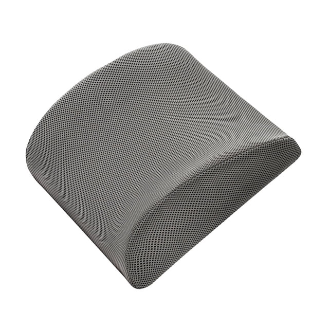 Bewildely Totalmente compatible con puntos de masaje: cómodo cojín de cintura para sillas de comedor. Decoración del hogar Malla gris