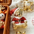 thumbnail image 2 of Luolandi Christmas Tree Ornaments Set with Reindeer Snowflakes and Holiday Decor The Golden Rat, 2 of 9