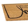 thumbnail image 2 of Decorative Printed Entrance Outdoor/Indoor Door Mat, Eco-Friendly 100% Natural Coconut Husk Fibers, 15mm Thick & Durable for Superior Longevity, 18" W X 30" L, Rectangle, There's No Place Like Home, 2 of 3