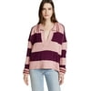 Free People Womens Pembrook Sweater X-Small Moody Pink Combo