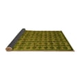 thumbnail image 2 of Ahgly Company Indoor Rectangle Abstract Yellow Modern Area Rugs, 2' x 4', 2 of 4