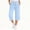 Blue, variant on HAOTAGS Big Girls Capri Pants with Pockets (5-15) Elastic Waist Casual Sporty Cropped Pants Blue Size 7