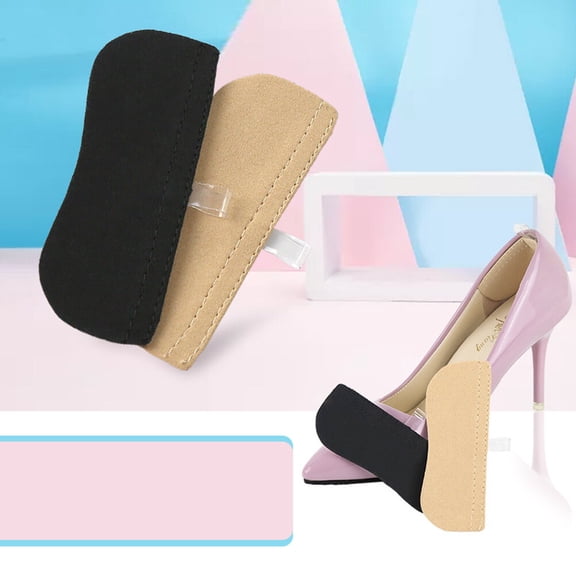 Amosfun heel grips for shoes Heel Grips Black Women Daily Wear 2 Pairs