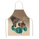 thumbnail image 1 of Delantal de cocina sin mangas de lino y algodón estampado DOG PUG Wmkox8yii FHAKJF1324, 1 of 1