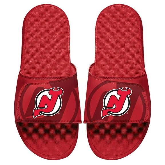 Youth ISlide Red New Jersey Devils OT Slide Sandals