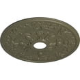 thumbnail image 3 of 30 7/8"OD x 3 5/8"ID x 1 3/8"P Rose Ceiling Medallion (Fits Canopies up to 5 1/4"), Hand-Painted Painted Turtle, 3 of 5