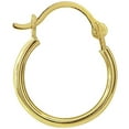 thumbnail image 2 of 14kt Yellow Gold 12mm Hoop Earrings, 2 of 4