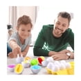 thumbnail image 5 of Juego Educativo Para Niños, Juguete Didáctico Huevos Colores amarillo, 5 of 5