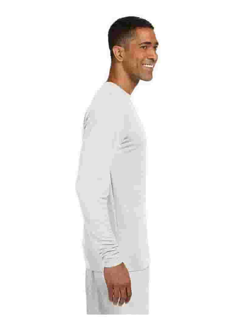 百貨店福袋 Performance Cooling Men's A4 Crew White T-Shirt, Sleeve Long Clothing