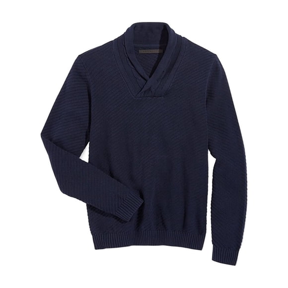 Suéter de punto de Cable Sean John para hombre azul pequeño