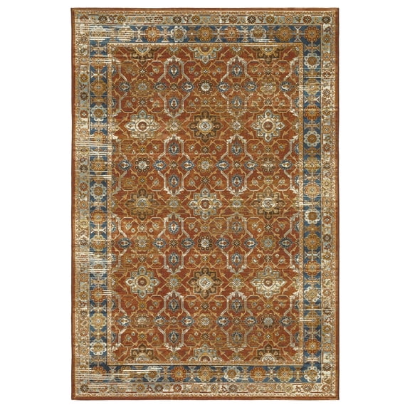 Vintage Rust Indoor/Outdoor Area Rug