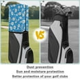 thumbnail image 6 of Yuyamidu Daisy Golf Bag Cover Blue Golf Bag Top Cover for Clubs with Snap Button One Size Fit Most Stand Bags, 6 of 8