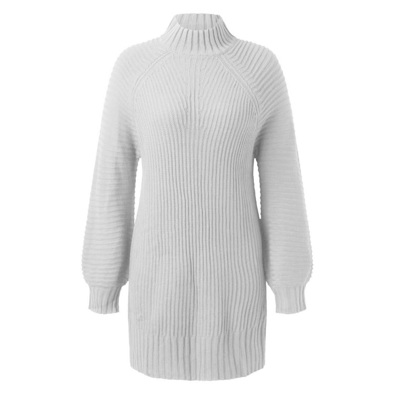 Ingrid Off White Cable Knit Sweater Dress – From Rachel