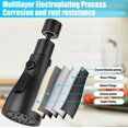 thumbnail image 3 of Queilt Kitchen Sink Spray Faucet, 360° Rotating Aerator Kitchen Faucet, 3 Mode Kitchen Faucet Nozzle, for FM22 Kitchen Faucet Aerator (Black), 3 of 5
