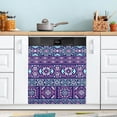 thumbnail image 5 of Coolnut Aztec Dishwasher Magnet Cover, Magnetic Refrigerator Panel Decal Wash Machine Front Door Decorative Cover for Home Kitchen Farmhouse Decor, 23"x 26", 5 of 6