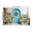 thumbnail image 2 of zhangmingg Easter Photography Background Banner Large 7x5 Feet Spring Party with Wooden Doors Colorful Eggs and Rabbit Design Wall Hanging for Photo, 2 of 2