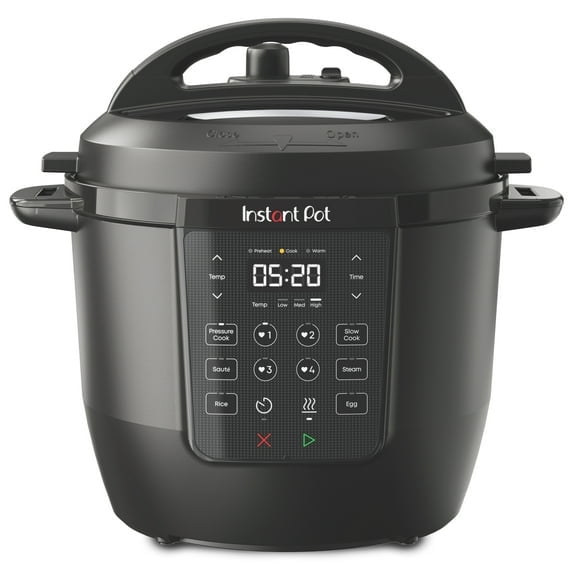 Instant Pot 6Qt RIO Chef Series 7-in-1 Multi-Cooker, Pressure Cooker, Slow Cook, & More, Black – OPEN BOX – Tested & Guaranteed