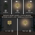 thumbnail image 4 of Leaves Green Night Lights Plug into Wall LED with Auto Light Sensor Warm Light for Kids Hallway Bedroom Living Room Kitchen Bathroom Set of 2, 4 of 7