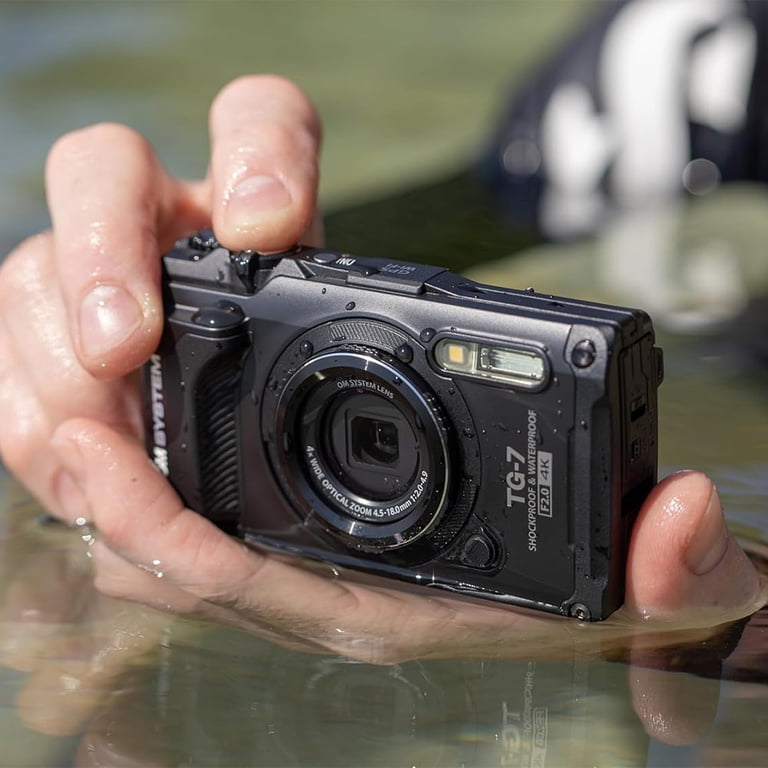 OM Digital Solutions Tough TG-7 12MP 4K Underwater Digital Camera