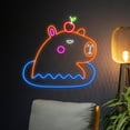 thumbnail image 3 of Handmadetneonsign Capybara Neon Sign, Capybara Led Sign, Capybara Led Light, Capybara Neon Light, 3 of 5