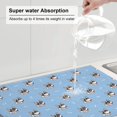 thumbnail image 6 of Kdxio French Bulldog2 for Dish Drying Mat,24*18 inch Absorbent Dish Drainer Kitchen Counter,Large Size Dish Drying Pad for Countertops,Draining Racks, 6 of 9