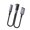 Type C USB female-elbow, variant on 66W Type C Splitter Charging Cable Double Type C USB Port Data Sync Wire Line for Phone Mobile Power 20cm Long