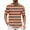 Orange, variant on Big and Tall Shirts for Men European Color Blocked Striped Navy Sailor Striped Men Casual Loose Comfortable Trendy Summer Beach Round Neck Short Sleeved T Shirt Mens V Neck T Shirts Thick Pack 2XL