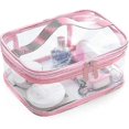 thumbnail image 1 of Transparent Makeup Bag Waterproof Clear Travel Toiletry Bag, 1 of 5
