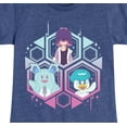 thumbnail image 3 of Pokémon - New Horizons - Nidothing Dot Quaxly - Girls Fitted Short Sleeve T-Shirt, 3 of 5