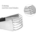 thumbnail image 4 of Dough Blender, Stainless Steel Pastry Cutter - Hand Kitchen Tool (1, Black), 4 of 6