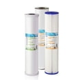 thumbnail image 1 of APEC Water Systems FILTER-SET-CB3-20BB 20" Whole House Sediment, Iron and Carbon Replacement Filter Set, 1 of 1