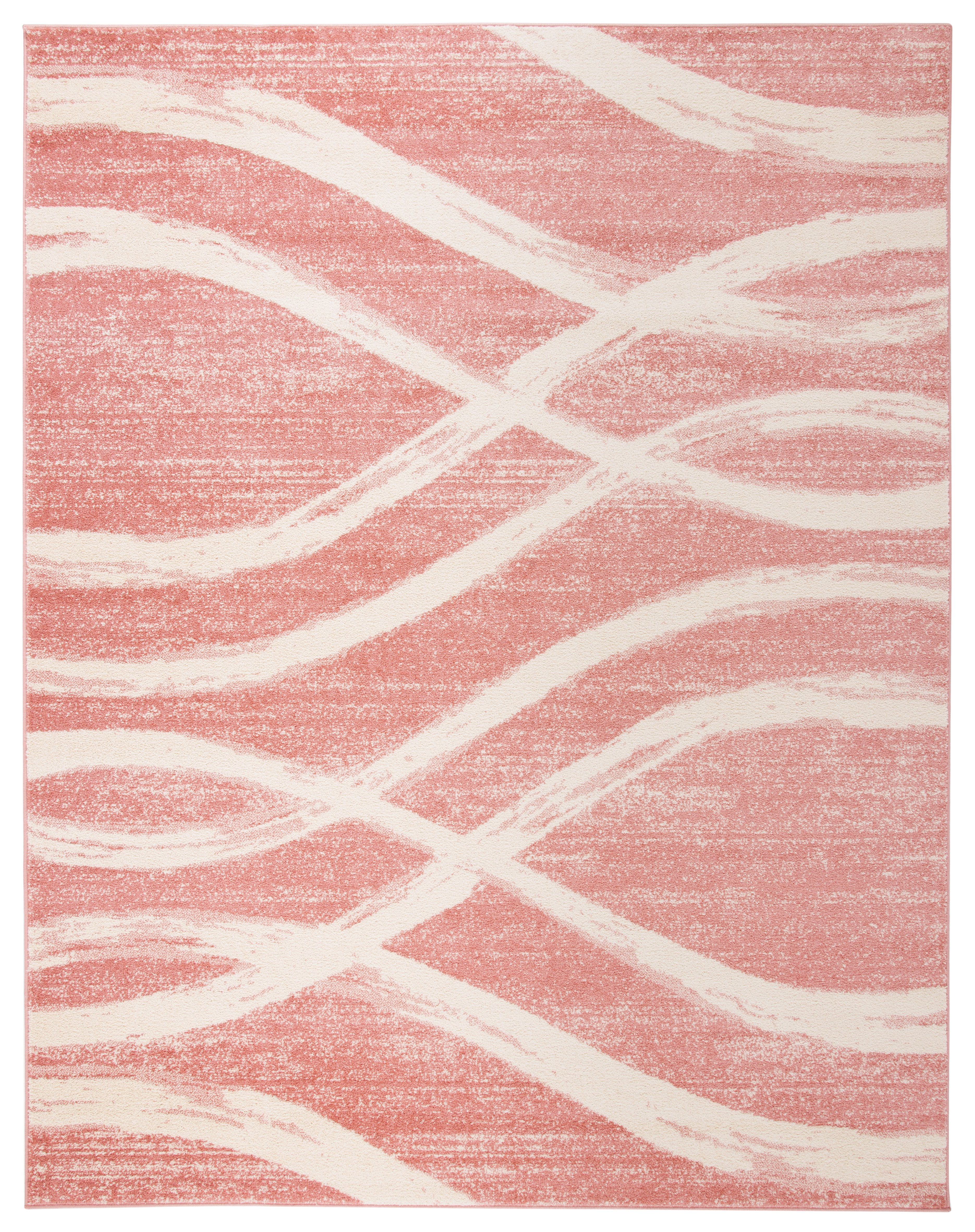 Safavieh Adirondack Isidor Geometric Swirls Area Rug, Rose/Cream, 8' x 10'
