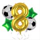 thumbnail image 1 of Globos de fútbol Kwuz 40" dorado número 8 para fiesta, 1 of 7
