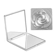 thumbnail image 2 of Joernso Portable Foldable Makeup Mirror Vintage Rose Double-sided Vanity Mirror High Clarity Men Women Pocket Travel Handheld Square Cosmetic Mirror, 2 of 8