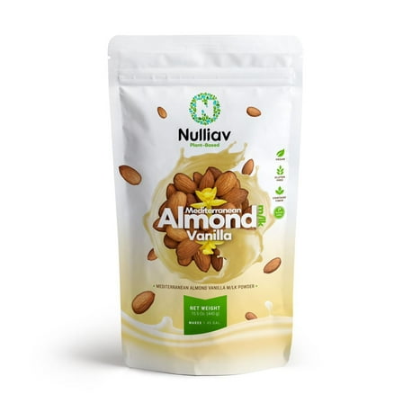 NULLIAV Mediterranean Almond Vanilla Milk Powder 15.5 Oz.