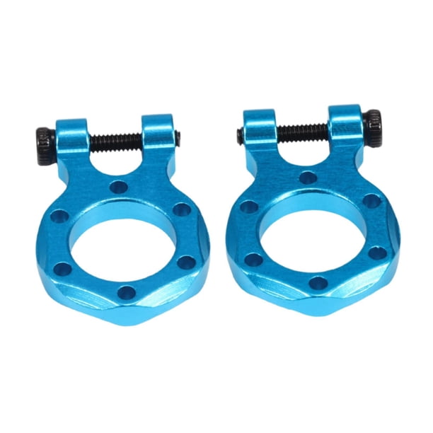 2 ganchos de remolque para coche RC, accesorios de decoración para coches de escalada, piezas de repuesto mejoradas. azul claro