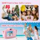thumbnail image 4 of Cámara digital YEEHAO de 32 MP para niños de 3 a 9 años, color rosa, con 32 GB, 4 of 7