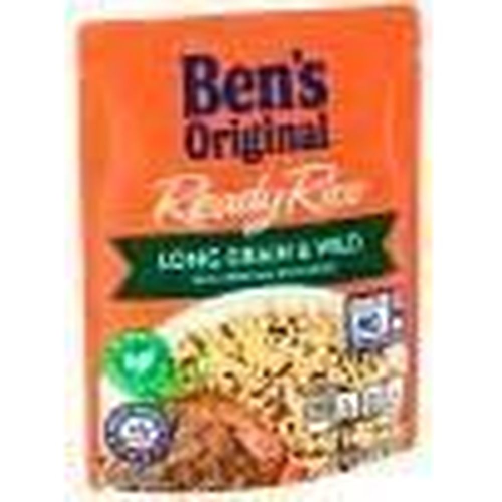 Bens Original Ready Rice Long Grain and Wild Rice, 8.8 Ounce -- 12 per Case.