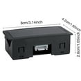 thumbnail image 3 of High Precision RPM Meter, Digital Tachometer Motor Speed Meter for Hall Switch Sensor NPN, Easy Installation with Cable Included, 3 of 7
