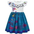 thumbnail image 2 of Girl Mirabel Cosplay Dress Fancy Costume Children Carnival Birthday Party Clothes Dress Up, 2 of 7