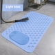 thumbnail image 2 of Alfombrilla antideslizante para baño, color liso, con ventosa, impermeable y resistente a la suciedad, ideal para hoteles A, 2 of 5