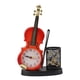 thumbnail image 2 of Reloj Despertador De Violín, Función De Sacapuntas De Lápiz De Moda Retro, 2 of 7