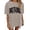 Light Gray, variant on LINGLANG Womens "God is Good All The Time" T-Shirt Plus Size Loose Fit Drop Shoulder Short Sleeve Tee Christian Faith Religious Graphic Top