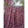 thumbnail image 7 of Vintage print boho floral curtains, Cotton Curtain, Set Of Two Curtains, Semi Sheer Drapes, Housewarming Gift, Light Weight Summer drapes., 7 of 7