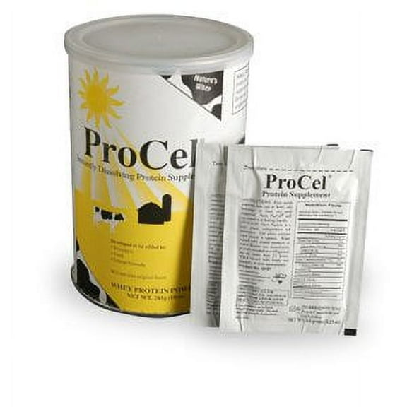 ProCel Whey Protein Supplement, Unflavored 10 oz. Can Powder, GH80 - Case of 6