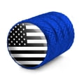 thumbnail image 2 of Subdued American USA Flag Black White Military Tactical Tire Rim Wheel Aluminum Valve Stem Caps - Blue, 2 of 8
